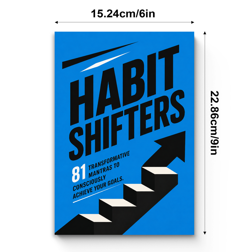Habit Shifters: 81 Mantras for Conscious Goal Setting physical printed book product image 7, ISBN 9798904665579
