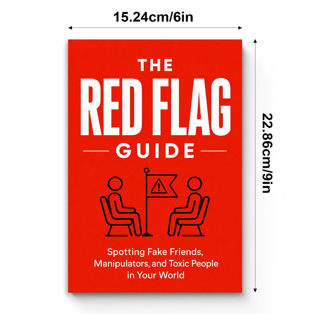 The Red Flag Guide: Spotting Fake Friends, Manipulators & challenging People in Your World physical printed book product image 7, ISBN 9798904665890