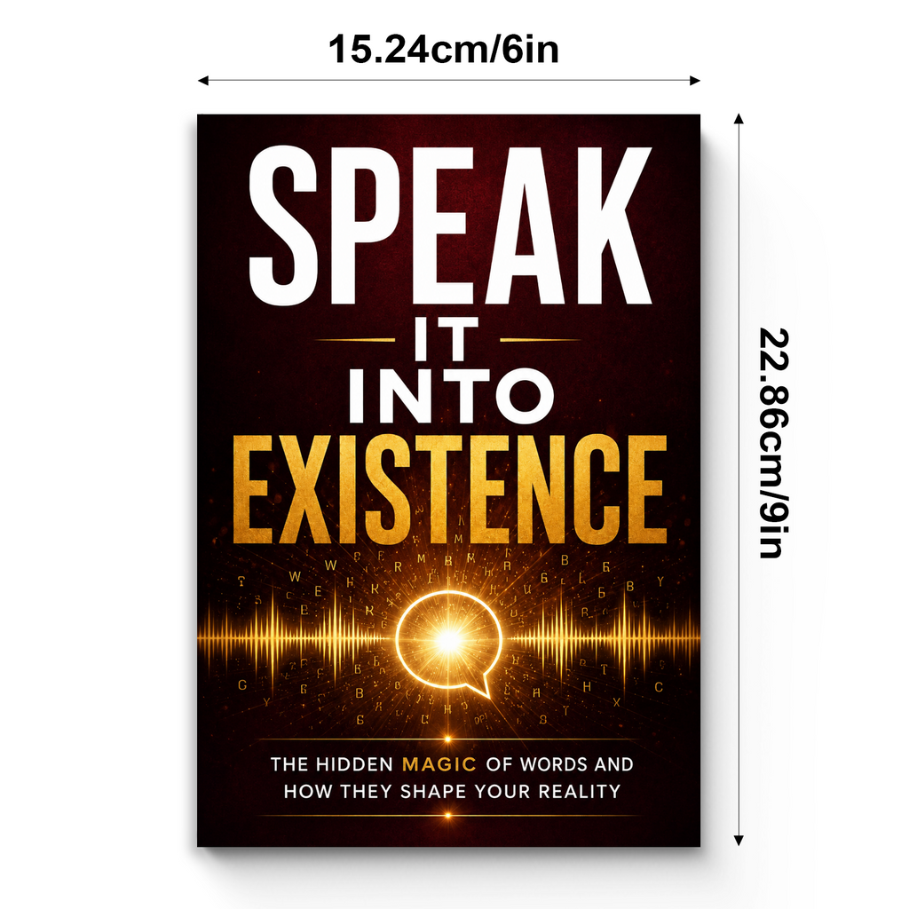 Speak It Into Existence: The Hidden Magic of Words and How They Shape Your Reality physical printed book product image 7, ISBN 9798904665883