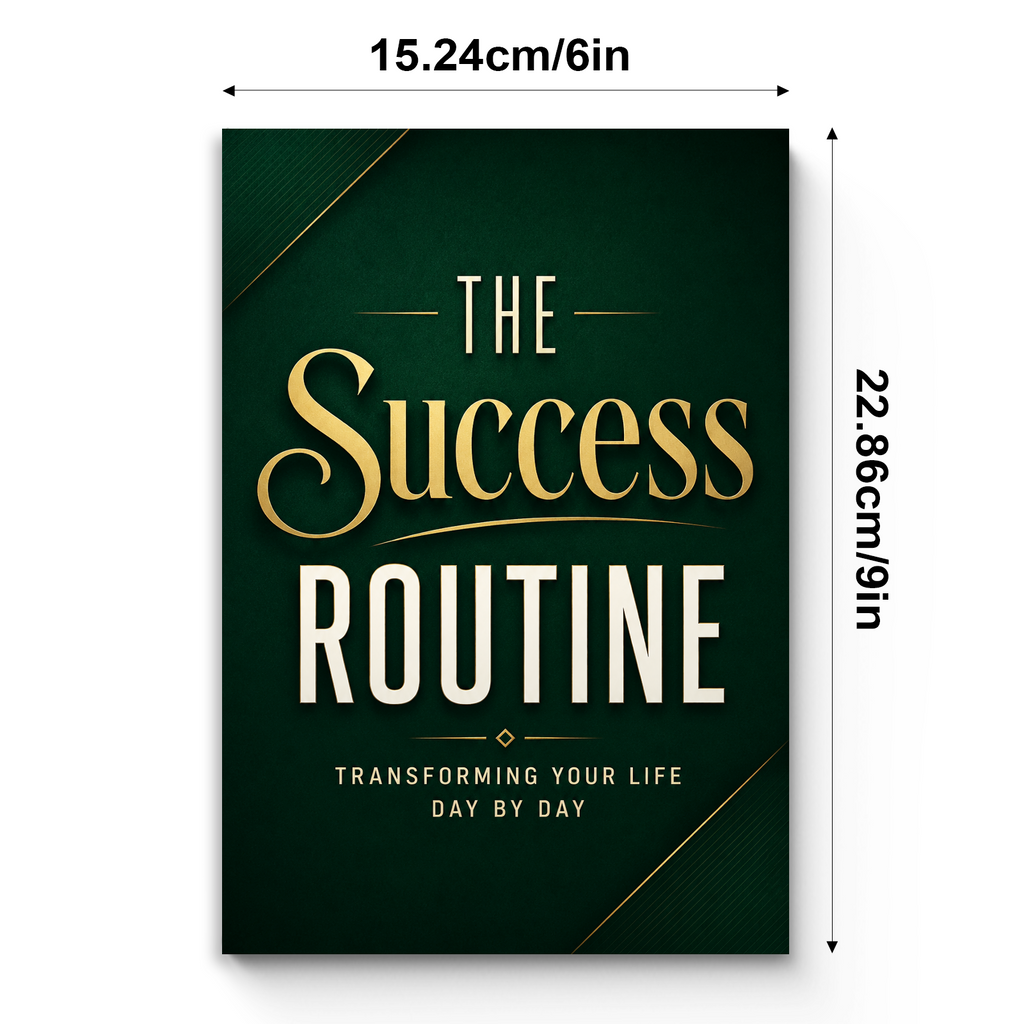 The Success Routine: Transforming Your Life Day by Day physical printed book product image 7, ISBN 9798904663414