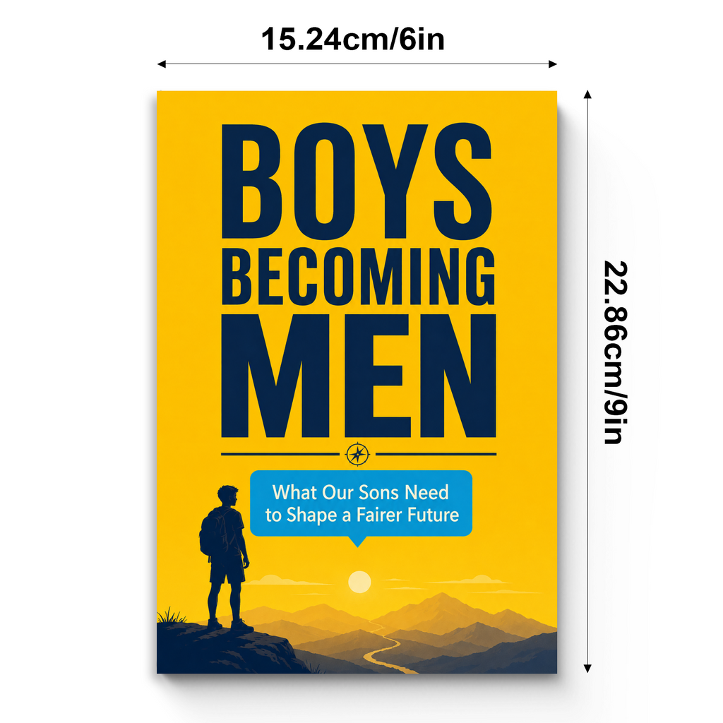 Boys Becoming Men: What Our Sons Need to Shape a Fairer Future physical printed book product image 7, ISBN 9798904665234