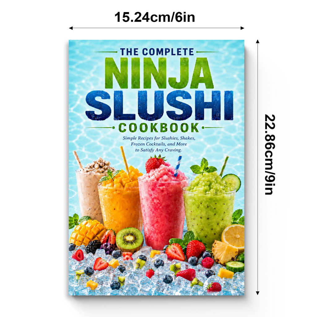 The Complete Ninja Slushi Cookbook: Simple Recipes for Slushies, Shakes, Frozen Cocktails, and More to Satisfy Any Craving physical printed book product image 7, ISBN 9798904669003