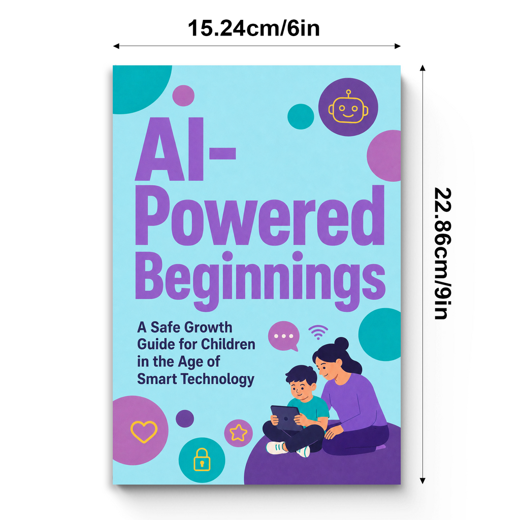 AI-Powered Beginnings: A Safe Growth Guide for Children in the Age of Smart Technology physical printed book product image 7, ISBN 9798904665203
