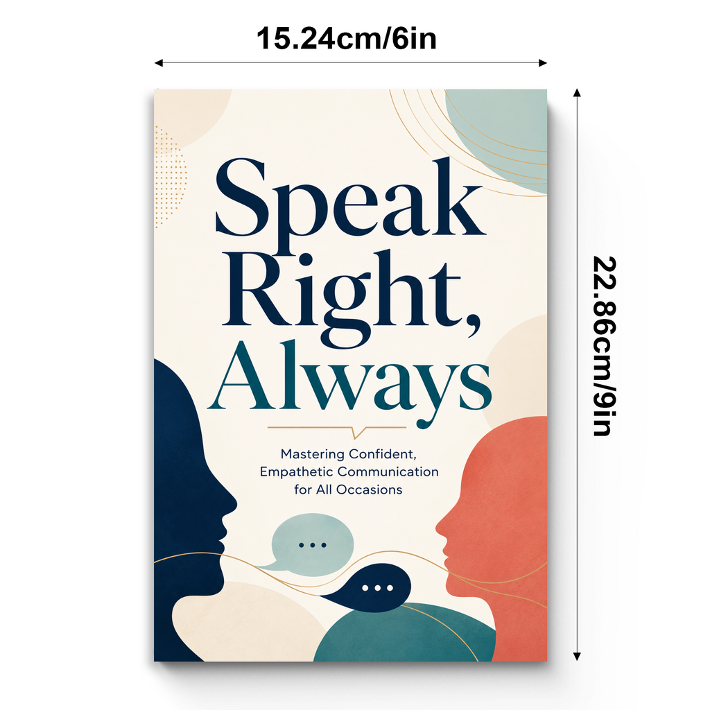Speak Right, Always - Confident Communication Guide physical printed book product image 7, ISBN 9798904661663