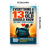 Everything a 13-Year-Old Should Know: 100+ Life Skills for Confidence and Success physical printed book product image 7, ISBN 9798904662677