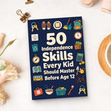 50 Independent Life Skills Kids Should Learn Before 12, Book 3 physical printed book product image 8, ISBN 9798904663797