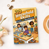 30 Household Skills Every Kid Should Know, Life Skills Book for Kids physical printed English book interior page or product preview 5, ISBN 9798904661106