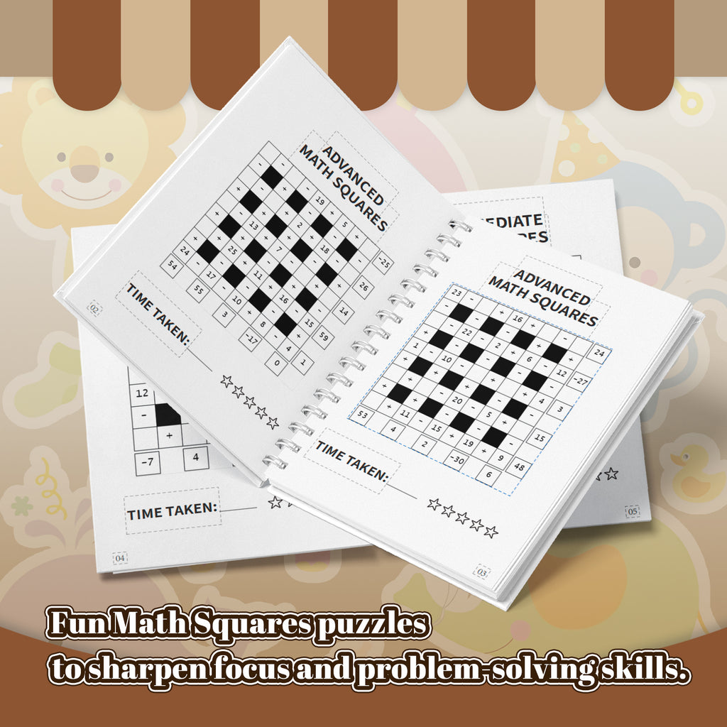 Math Squares Sudoku Logic Puzzle 3-Book Set physical printed book product image 5, ISBN 9798895056547