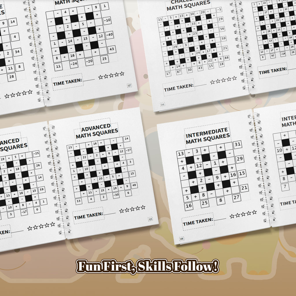 Math Squares Sudoku Logic Puzzle 3-Book Set physical printed book product image 2, ISBN 9798895056547
