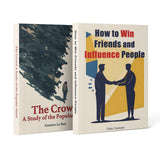 How to Win Friends and Influence People 3- + the Crowd: Collective Behavior and Social: 2-Book Set main cover and printed book set view, image 1, bundle ISBN 9798900665542
