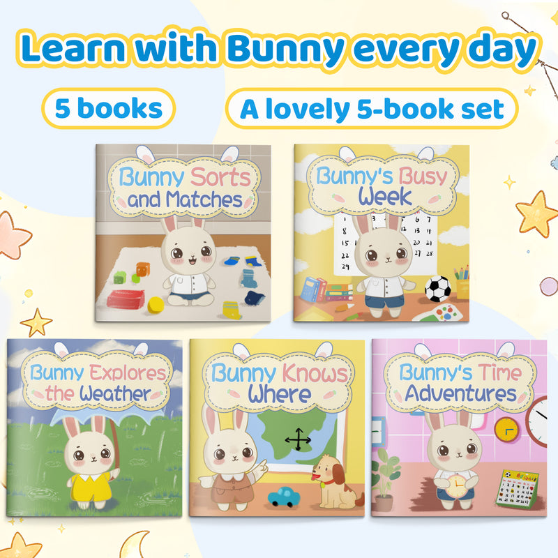 Early Learning Picture Book Collection: 5-Book Set main cover and printed book set view, image 1, bundle ISBN 9798900668536