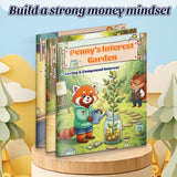 Penny's No-borrow Challenge Money Skills B + Penny's Interest Garden Compound Interest + Happy Sliding Day Nia's Choice Money Skill: 3-Book main cover and printed book set view, image 1, bundle ISBN 9798900667553