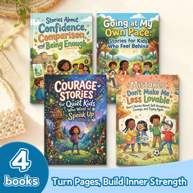 Confidence and Growth Collection: 4-Book Set main cover and printed book set view, image 1, bundle ISBN 9798900668147