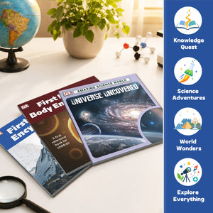 Children's Animal and Science Encyclopedia 3-Book Set main printed book set image, image 2, bundle ISBN 9798904662394
