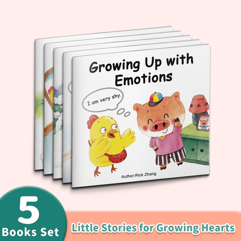 Printed Book Collection: 5-Book Set main cover and printed book set view, image 1, bundle ISBN 9798900669014