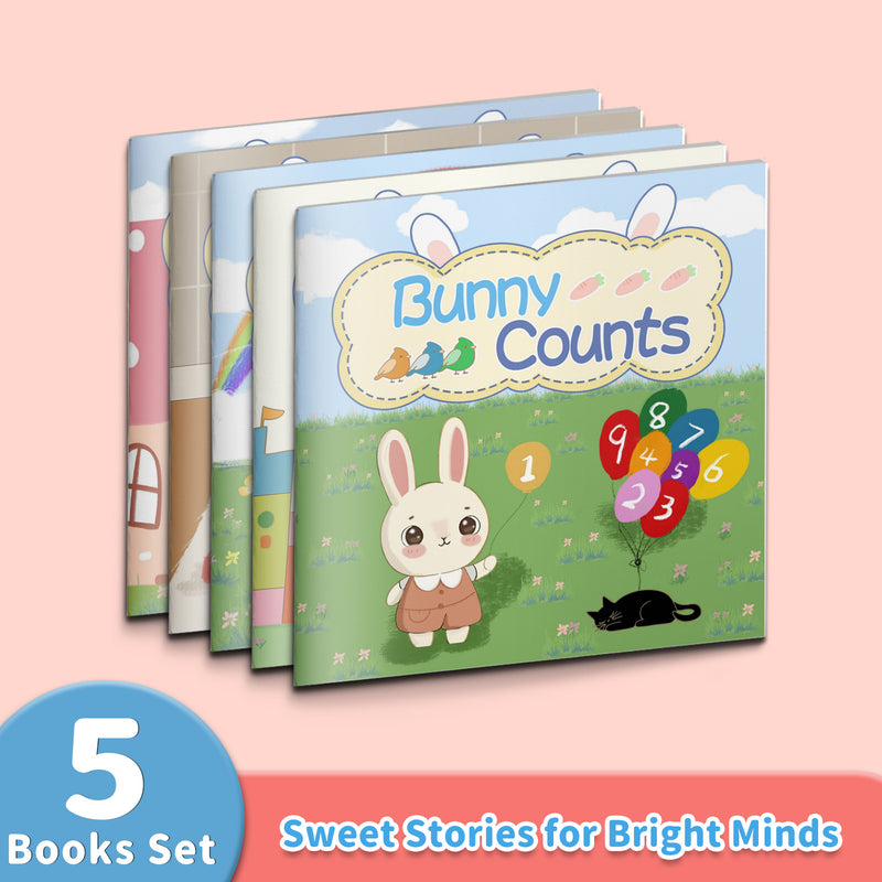 Early Learning Picture Book Collection: 5-Book Set main cover and printed book set view, image 1, bundle ISBN 9798900669038