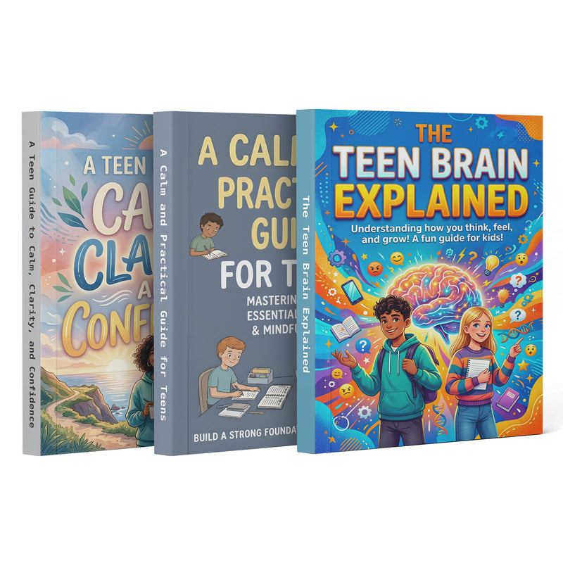 Teen Teen Confidence: 3-Book Set main cover and printed book set view, image 1, bundle ISBN 9798904661960
