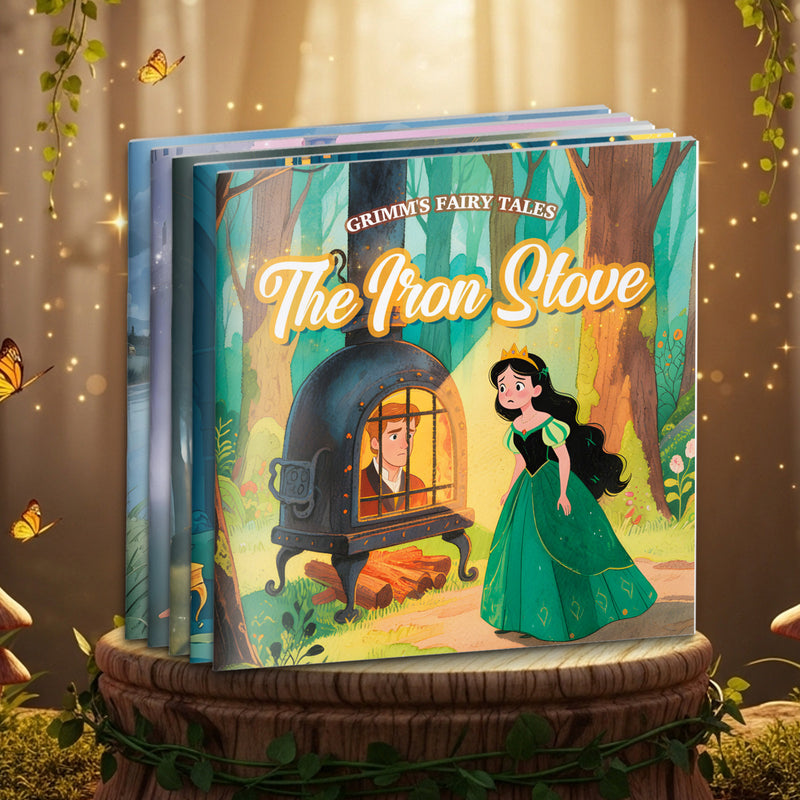 Classic Fairy Tale Collection: 5-Book Set main cover and printed book set view, image 1, bundle ISBN 9798900663661
