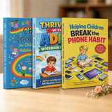 ADHD Teen CBT: 3-Book Set main cover and printed book set view, image 1, bundle ISBN 9798904661991