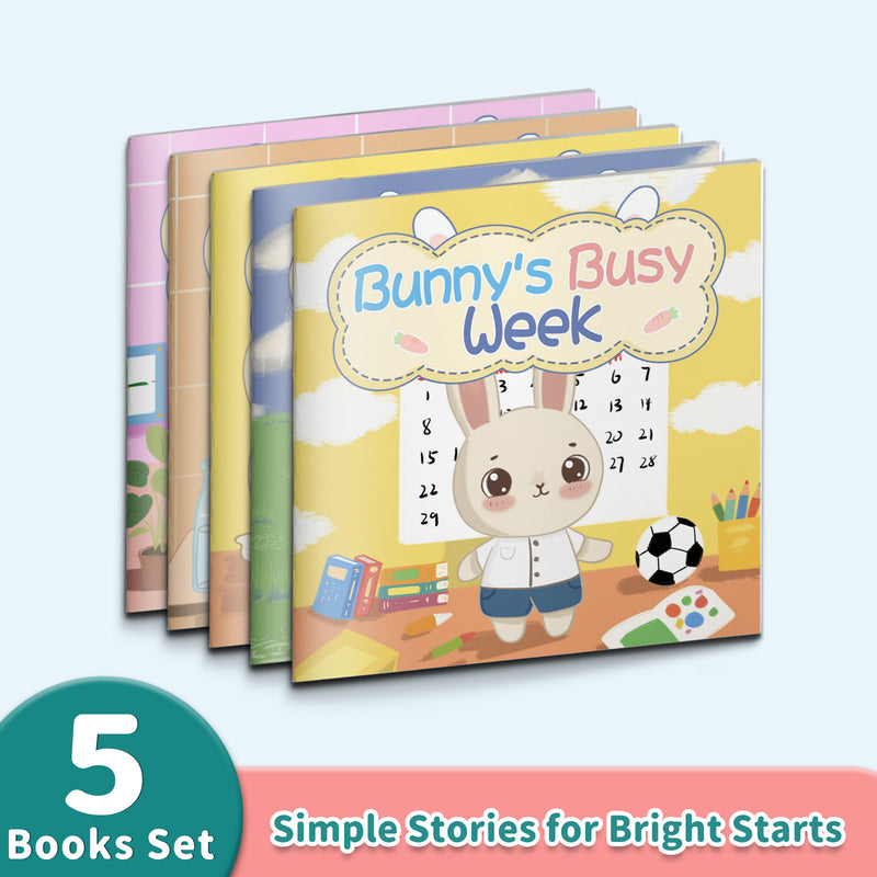 Early Learning Picture Book Collection: 5-Book Set main cover and printed book set view, image 1, bundle ISBN 9798900669069