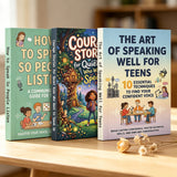 - Teen Confidence: 3-Book Set main cover and printed book set view, image 1, bundle ISBN 9798904661892