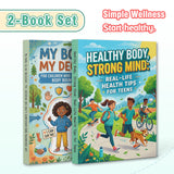 Healthy Body Strong Mind Teen Wellness Gui + My Body Is My Decision Body Safety Book Fo: 2-Book Set main cover and printed book set view, image 1, bundle ISBN 9798900668796