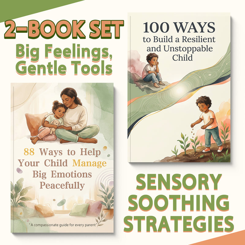 - Kids 100 88 Kids Emotional Skills: 2-Book Set main cover and printed book set view, image 1, bundle ISBN 9798900669441