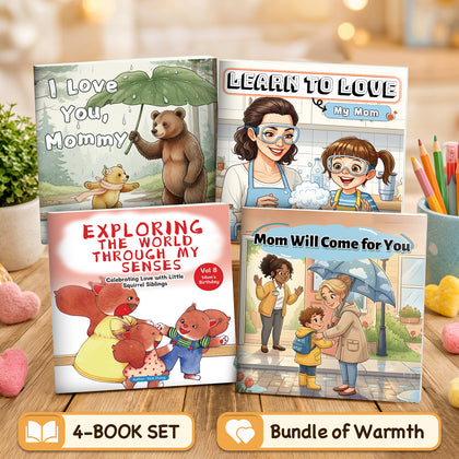 Picture Book Collection: 4-Book Set main cover and printed book set view, image 1, bundle ISBN 9798900666563