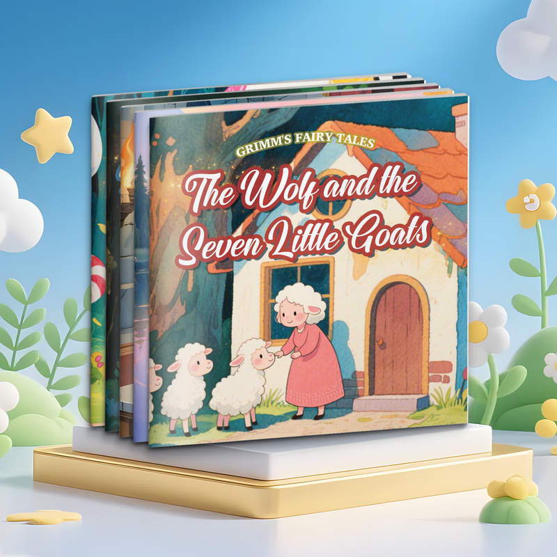 Classic Fairy Tale Collection: 5-Book Set main cover and printed book set view, image 1, bundle ISBN 9798900663326