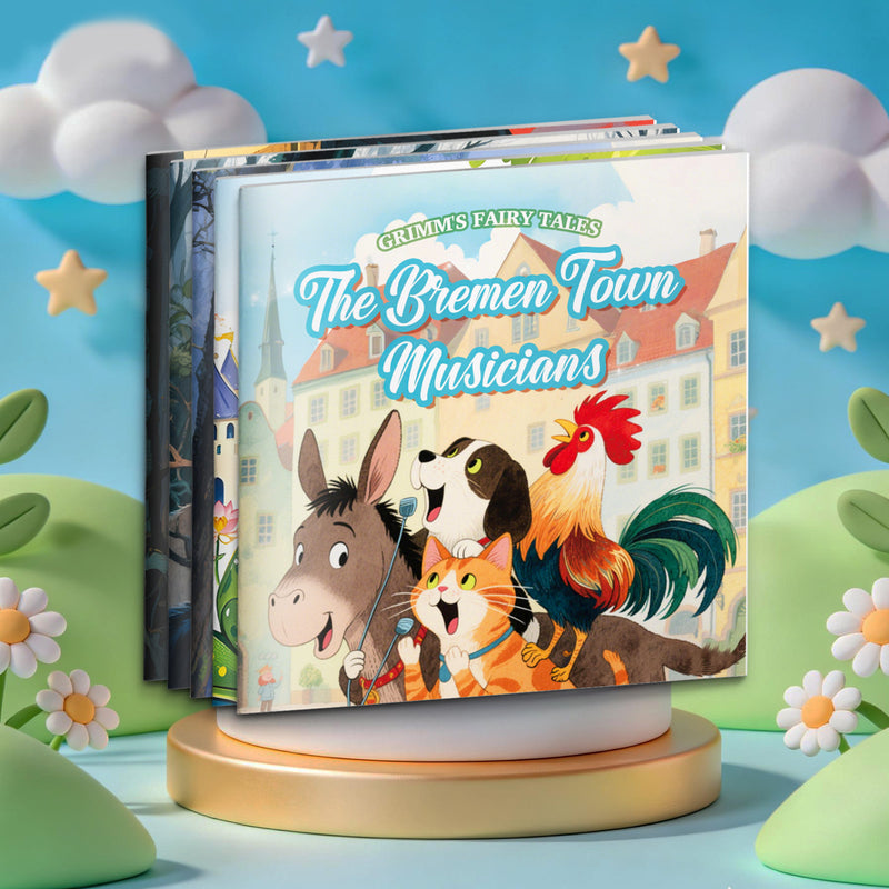 Classic Fairy Tale Collection: 5-Book Set main cover and printed book set view, image 1, bundle ISBN 9798900663630