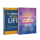 Make Short Life More Meaningful + the Meaning of Your Life: 2-Book Set main cover and printed book set view, image 1, bundle ISBN 9798900669526