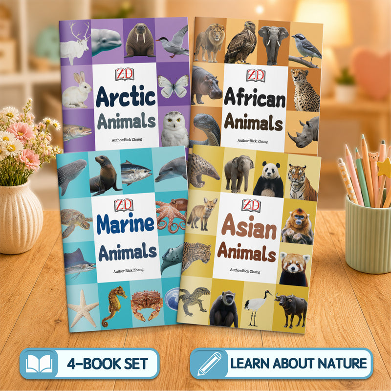 Printed Book Collection: 4-Book Set main cover and printed book set view, image 1, bundle ISBN 9798904661373