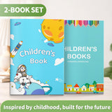 Zimushu + Math Calculation Practice Workbook for Kid: 2-Book Set for Kids physical printed English book front cover, ISBN 9798900667133