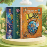 Building the Ultimate Brain 100000 Whys Sc + 100000 Whys Plant Kingdom Science Book for + 100000 Whys Planet Earth Science Book For: 3-Book main cover and printed book set view, image 1, bundle ISBN 9798900668512