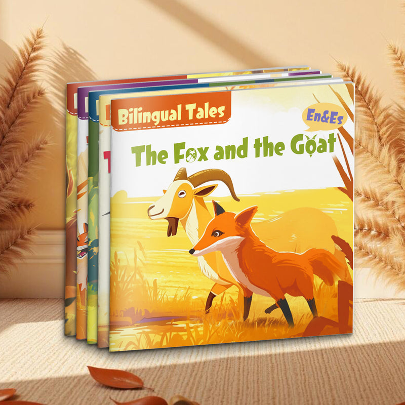 Bilingual Storybook Collection: 5-Book Set main cover and printed book set view, image 1, bundle ISBN 9798900663708