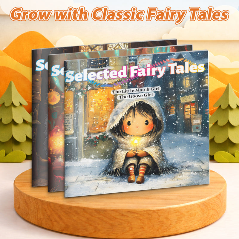 Classic Fairy Tale Collection: 6-Book Set main cover and printed book set view, image 1, bundle ISBN 9798900667799