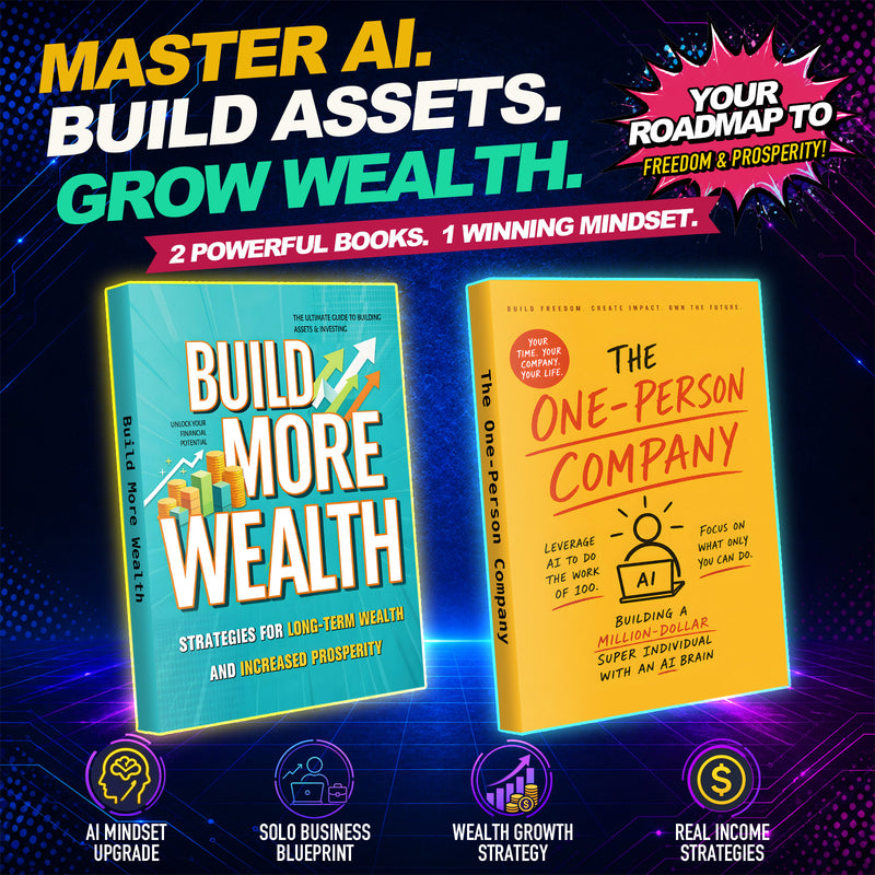 One-Person Company and Financial Habits 2-Book Set physical printed book set image 1, bundle ISBN 9798904665388