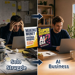 AI Solopreneur and Personal Brand 2-Book Set physical printed book set image 2, bundle ISBN 9798904666156