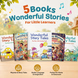 English Nursery Rhymes and Fun Stories: 5-Book Kids Set product image 1, bundle ISBN 9798904664671