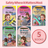 Safety Picture Book Collection: 5-Book Set main cover and printed book set view, image 1, bundle ISBN 9798900663449
