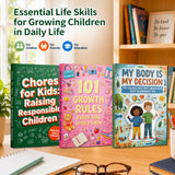 Girls' Growth and Life Skills 3-Book Set main printed book set image, image 1, bundle ISBN 9798904662776