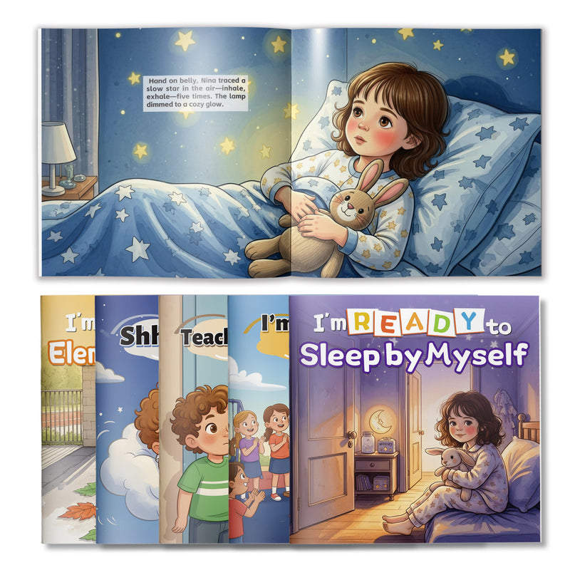 Picture Book Collection: 5-Book Set main cover and printed book set view, image 1, bundle ISBN 9798900665597