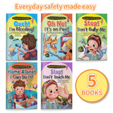 Safety Picture Book Collection: 5-Book Set main cover and printed book set view, image 1, bundle ISBN 9798900663432