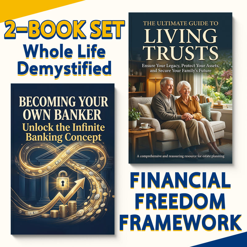 Financial Literacy Collection: 2-Book Set main cover and printed book set view, image 1, bundle ISBN 9798900669588