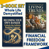 Financial Literacy Collection: 2-Book Set main cover and printed book set view, image 1, bundle ISBN 9798900669588