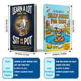 The Big Book of Silly Jokes for Kids + Learn a Lot While You Sit On Pot Funny Tri: 2-Book Set main cover and printed book set view, image 1, bundle ISBN 9798900667805
