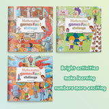 Mathematics Games Fun Challenge + Math Games Fun Book for Kids + Kids Math Puzzle Challenge Book: 3-Book Set bundle detail image, image 2, bundle ISBN 9798904660505
