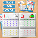 Sight Word Coloring Hunt Workbook + Alphabet Worksheets: Uppercase and Lowerca: 2-Book Set bundle detail image, image 2, bundle ISBN 9798900669762