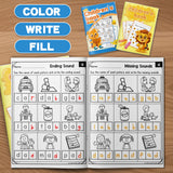 Trace and Match Early Reading Workbook + Alphabet Dab and Color Workbook: 2-Book Set bundle detail image, image 2, bundle ISBN 9798900669830