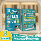 Teen Study Skills Guide 30 School Secrets + 21 Skills Every Teen Must Learn Before 18: 2-Book Set bundle detail image, image 2, bundle ISBN 9798904661434